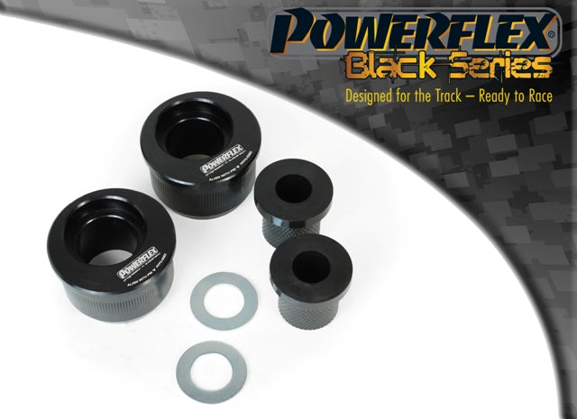 Bucsa poliuretan Powerflex spate brat fata (offset caster, exterior aluminiu) (Negru) - BMW Seria 3
