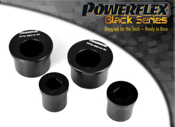 Bucsa poliuretan Powerflex spate brat fata (offset caster) (Negru) - BMW Seria 3