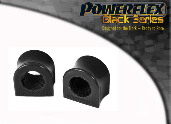 Bucse poliuretan Powerflex bara stabilizatoare 19mm, capat exterior - Citroen AX Phase 1/2, Saxo Phase 1/2, Peugeot 106 Phase 1/2 - Negru (2 buc)