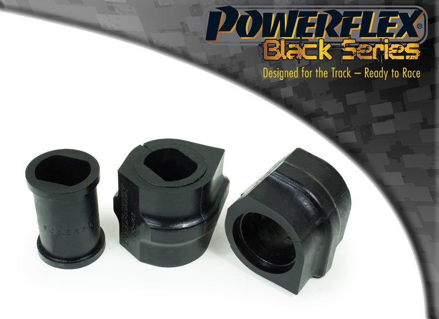 Bucse poliuretan Powerflex bara stabilizatoare fata 20mm (la sasiu) - Peugeot 206 Phase 1/2 - Negru (2 buc)