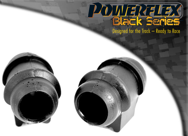 Bucse poliuretan Powerflex bara stabilizatoare fata 22mm, capat exterior - Renault Clio 2 / 2 RS - Negru (2 buc)