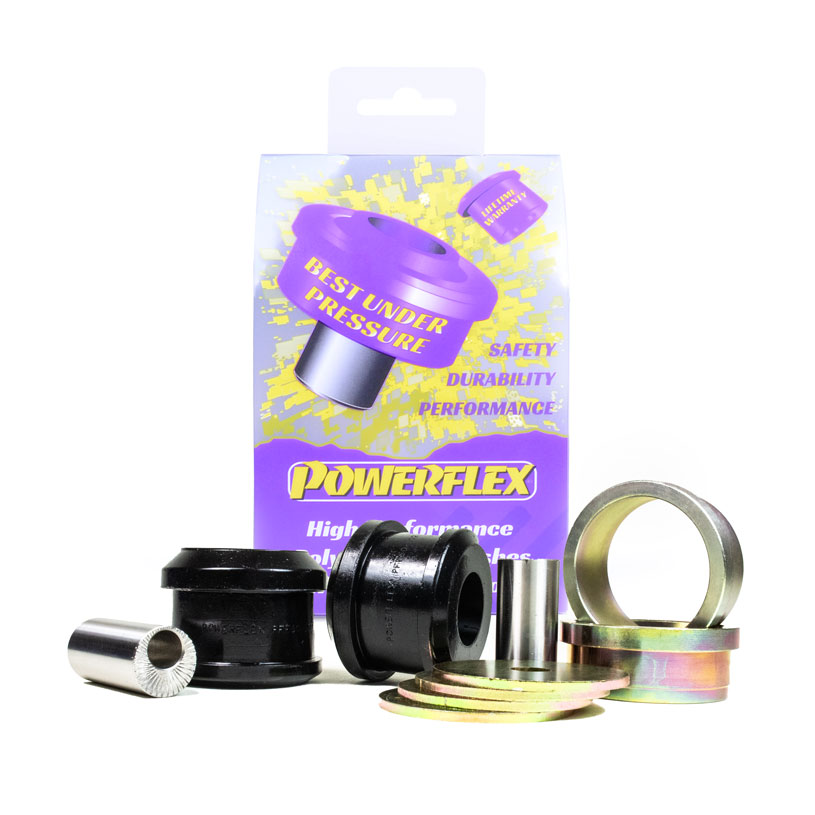 Bucse poliuretan Powerflex brat fata, prindere spate (cu caster deplasat) - Renault Megane 2 - Mov (2 buc)