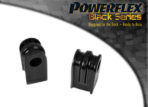 Bucse poliuretan Powerflex bara stabilizatoare fata 20mm - Renault Clio 3 / 3 RS - Negru (2 buc)