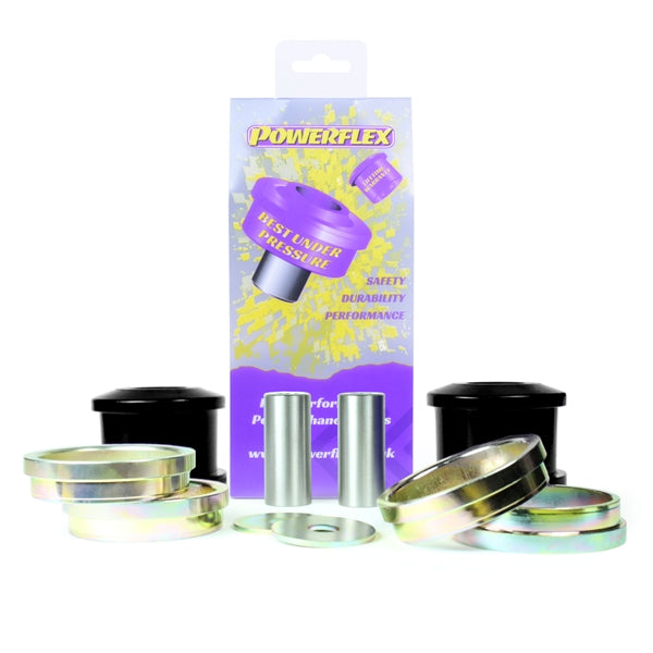 Bucse poliuretan Powerflex brat fata, prindere spate (cu caster deplasat) - Renault Megane 3 - Mov (2 buc)