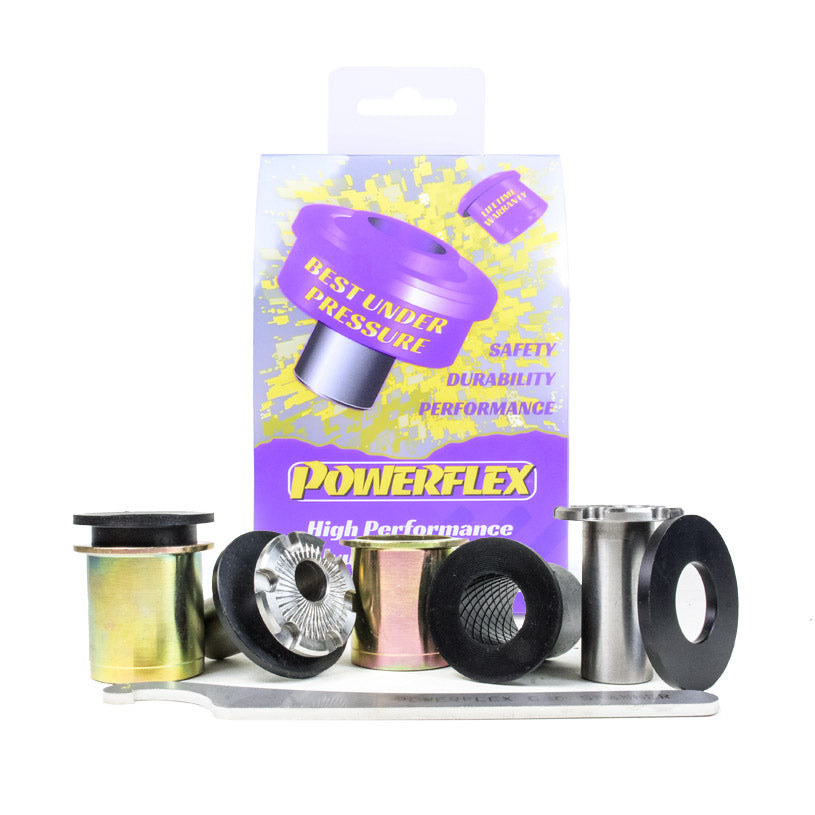Bucse poliuretan Powerflex brat fata, prindere fata (reglabila pe camber) - Renault Clio 3 RS - Mov (2 buc)