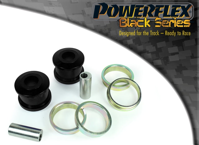 Bucse poliuretan Powerflex brat fata, prindere spate (cu caster deplasat) - Renault Clio 3 RS - Negru (2 buc)
