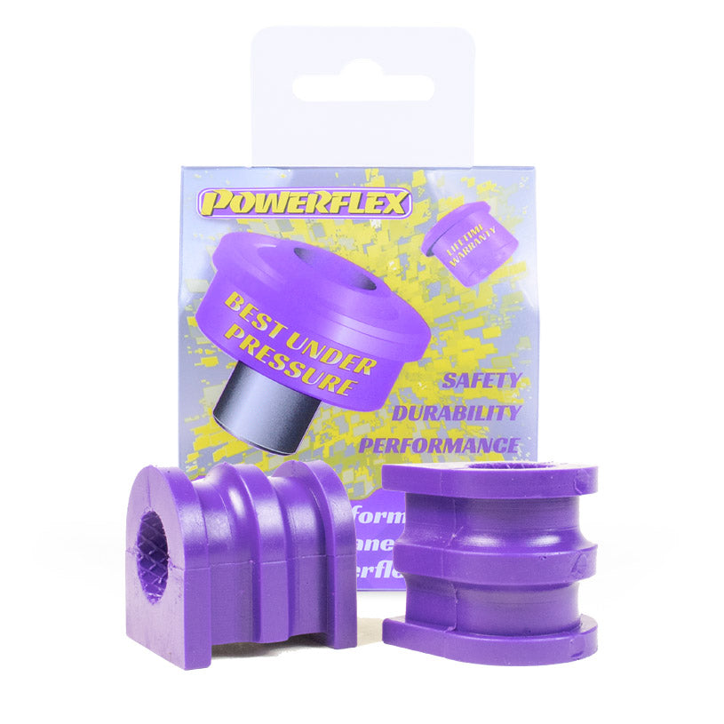 Bucse poliuretan Powerflex bara stabilizatoare fata 21mm - Renault Clio 3 RS - Mov (2 buc)