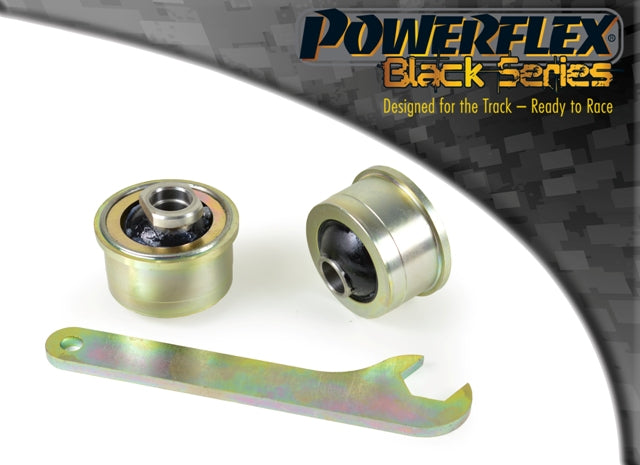 Bucsa poliuretan Powerflex spate brat fata (anti-ridicare, offset caster reglabil) (Negru) - Subaru XV (GP)