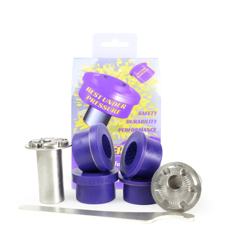 Bucse poliuretan Powerflex spate brat fata (camber reglabil) - Subaru BRZ ZC / ZD8, Toyota GT86 ZN6, GR 86 ZN8 - Mov (2 buc)