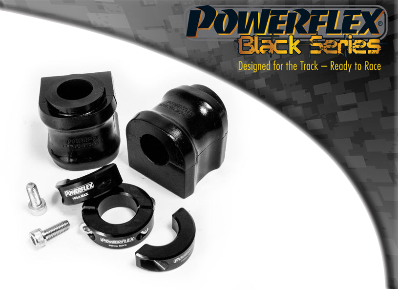 Bucse poliuretan Powerflex bara stabilizatoare fata 24.2mm - Toyota GR Yaris GXPA16 - Negru (2 buc)