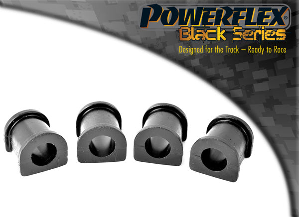 Bucse poliuretan Powerflex suport bara stabilizatoare fata - Opel Corsa A - Negru (4 buc)