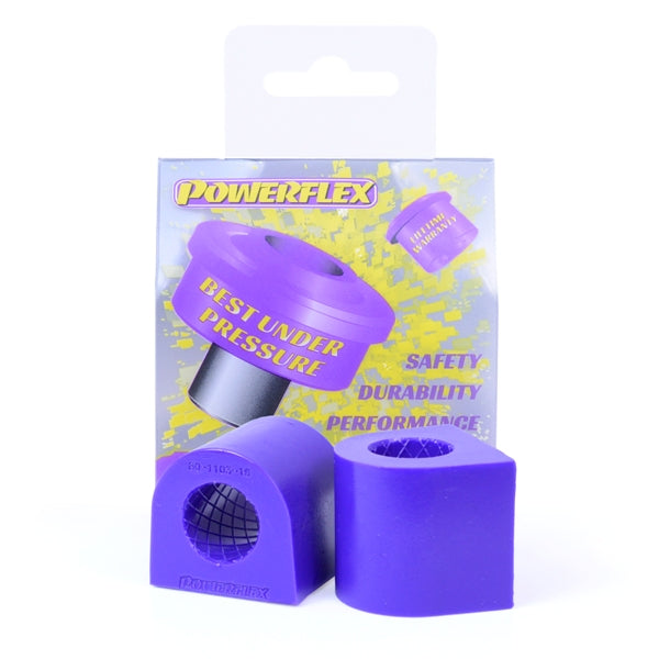 Bucse poliuretan Powerflex bara stabilizatoare fata 16.4mm - Alfa Romeo MiTo 955, Fiat Punto 199, Opel Corsa D / E - Mov (2 buc)