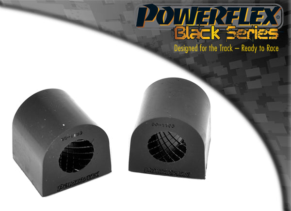 Bucse poliuretan Powerflex bara stabilizatoare fata 20mm - Alfa Romeo MiTo 955, Fiat Punto 199, Opel Corsa D / E - Negru (2 buc)