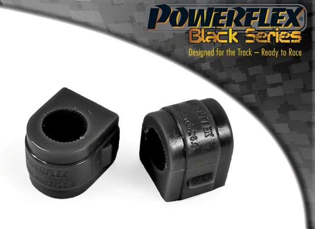 Bucse poliuretan Powerflex bara stabilizatoare fata 26.6mm - Opel Astra J - Negru (2 buc)