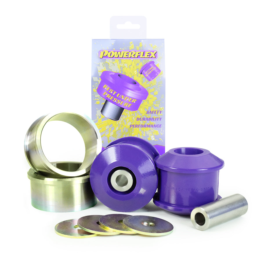 Bucse poliuretan Powerflex brat fata, prindere spate - Alfa Romeo MiTo 955, Fiat Punto 199, Opel Corsa D / E - Mov (2 buc)