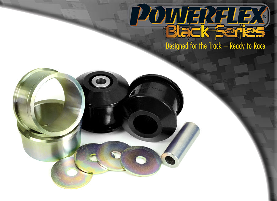 Bucse poliuretan Powerflex brat fata, prindere spate - Alfa Romeo MiTo 955, Fiat Punto 199, Opel Corsa D / E - Negru (2 buc)