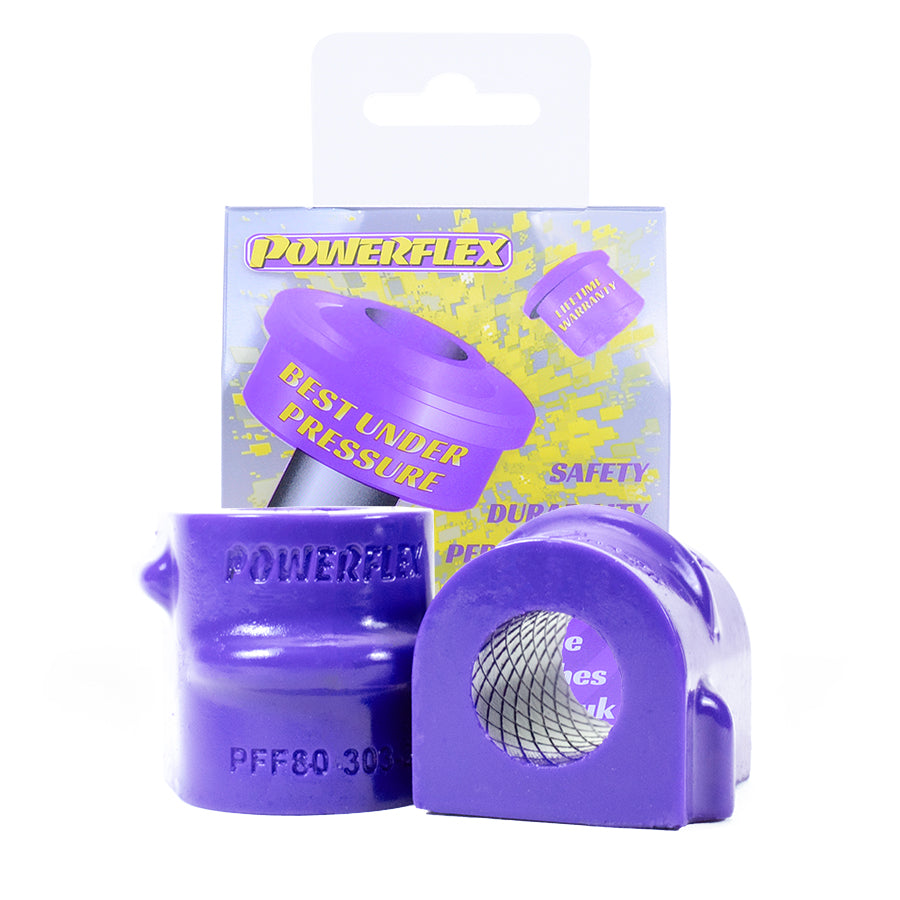 Bucse poliuretan Powerflex suport bara stabilizatoare fata 18mm - Opel Kadett D / E - Mov (2 buc)