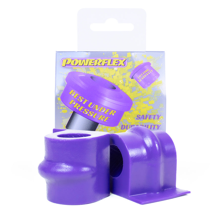 Bucse poliuretan Powerflex suport bara stabilizatoare fata 24mm - Opel Astra F - Mov (2 buc)