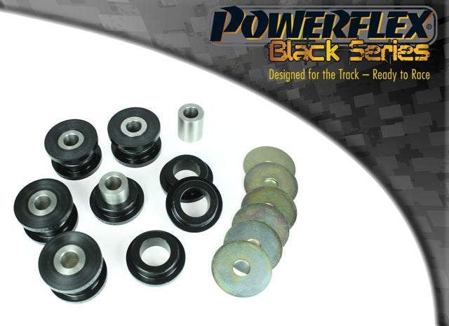 Bucse poliuretan Powerflex subcadru fata - Opel Astra G / H - Negru (6 buc)