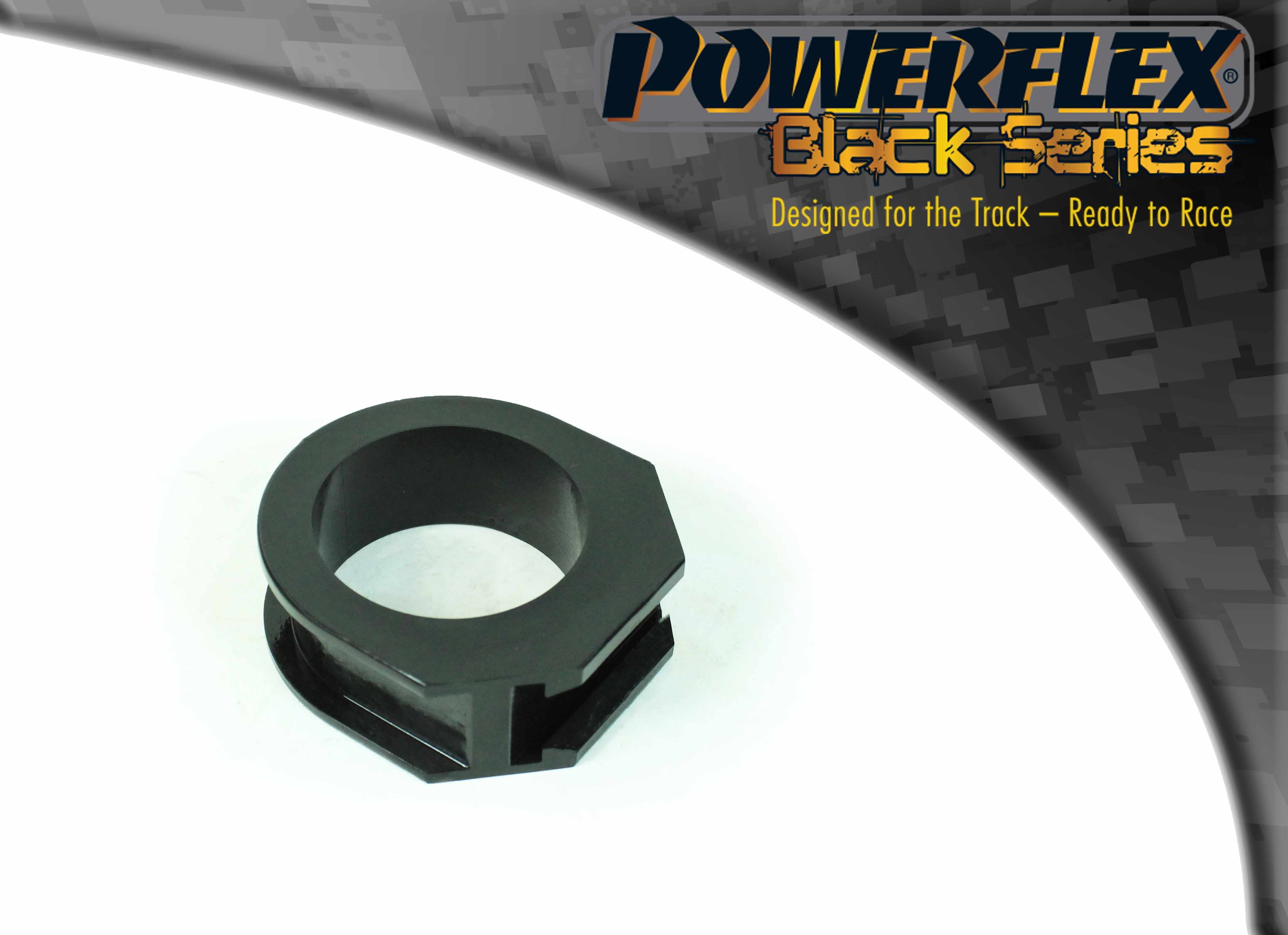 Bucsa poliuretan Powerflex suport caseta de directie (Negru) - Audi A3/S3/RS3/TT, Seat Altea/Leon, Skoda Octavia, Volkswagen Golf/Jetta/Passat