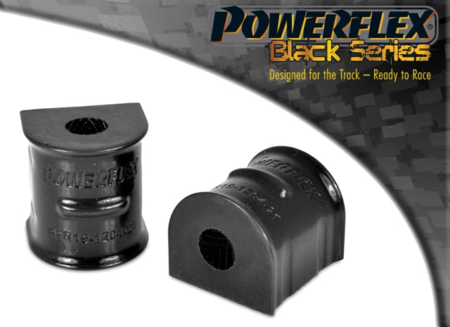 Bucsa poliuretan Powerflex bara stabilizatoare spate 18mm (la sasiu) (Negru) - Ford Focus, Mazda Mazda 3