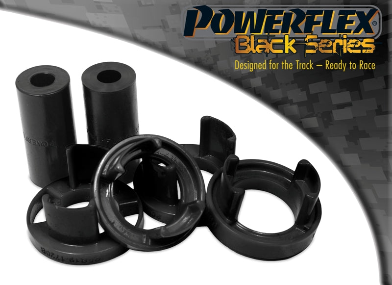 Insertii poliuretan Powerflex subcadru spate, prindere fata - Ford Mustang S550 - Negru (2 buc)