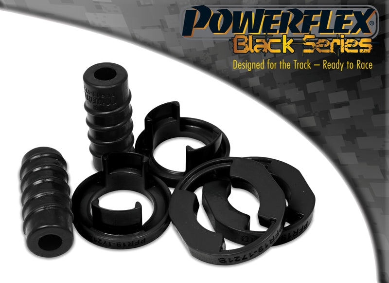 Insertii poliuretan Powerflex subcadru spate, prindere spate - Ford Mustang S550 - Negru (2 buc)