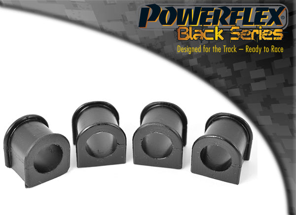 Bucse poliuretan Powerflex bara stabilizatoare spate 12mm - Ford Escort MK1, Sierra MK1 / MK2 - Negru (2 buc)