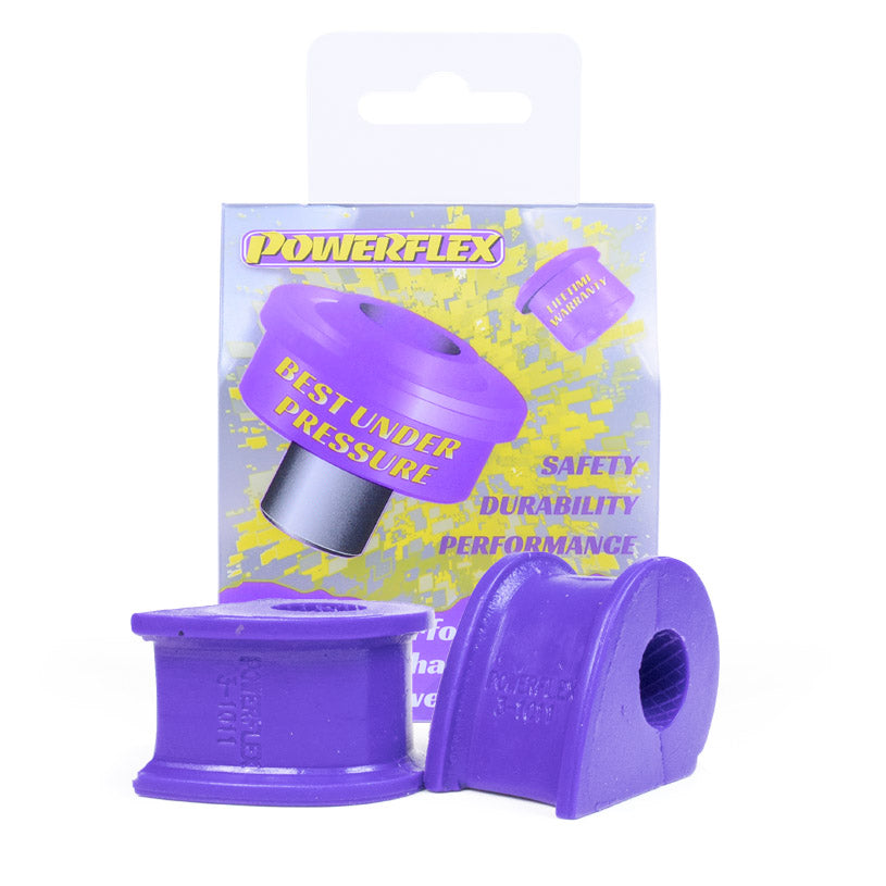 Bucse poliuretan Powerflex suport bara stabilizatoare fata 21mm - Audi 80 B3 / B4 - Mov (2 buc)