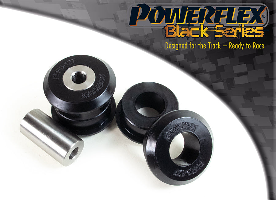 Bucse poliuretan Powerflex traversa diferential spate - Audi 80 B3 / B4 - Negru (2 buc)