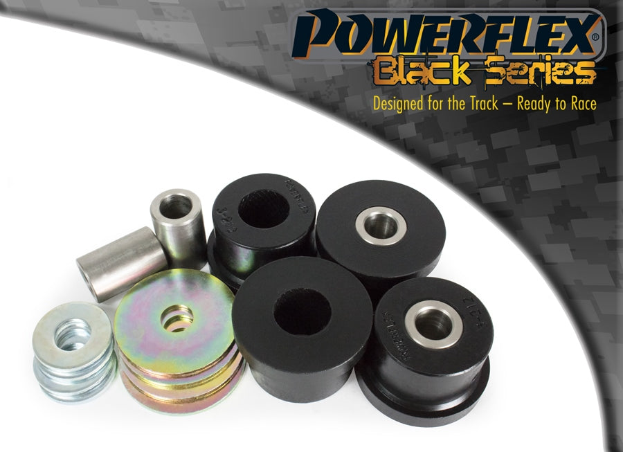 Bucse poliuretan Powerflex brat superior spate, capat interior - Audi 80 B4, A4 B5, S4 B5, RS4 B5 - Negru (4 buc)