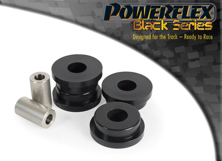 Bucse poliuretan Powerflex butuc spate (la brat longitudinal) - Lancia Delta 831 - Negru (2 buc)