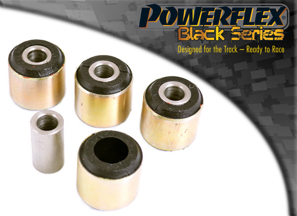 Bucse poliuretan Powerflex brat transversal spate, capat interior si exterior - Lancia Delta 831 - Negru (4 buc)