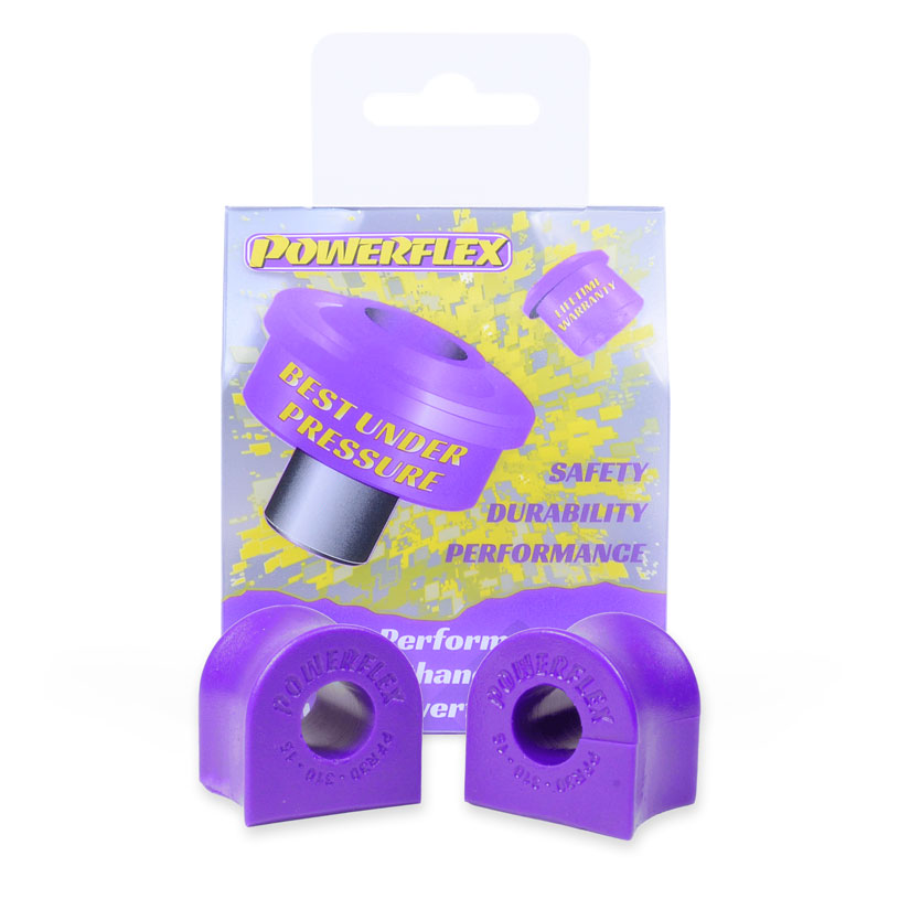 Bucse poliuretan Powerflex bara stabilizatoare spate 15mm - Lancia Delta 831 - Mov (2 buc)
