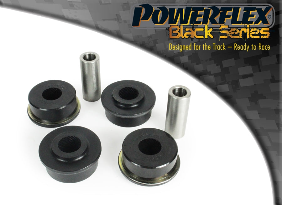 Bucsa poliuretan Powerflex interioara brat spate inferior fata (Negru) - BMW Seria 1/Seria 3