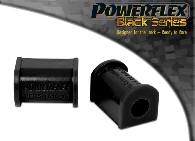 Bucsa poliuretan Powerflex bara stabilizatoare spate 16mm (Negru) - BMW Seria 3/Seria 5/E9