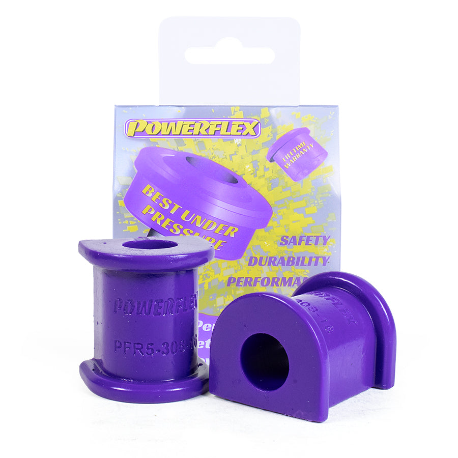 Bucsa poliuretan Powerflex suport bara stabilizatoare spate 15.5mm (Mov) - BMW Seria 3/Seria 5/Seria 6/Seria 8