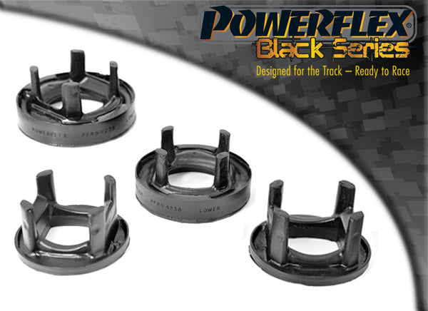 Insertie poliuretan Powerflex spate suport subcadru spate (Negru) - BMW Seria 1/Seria 3