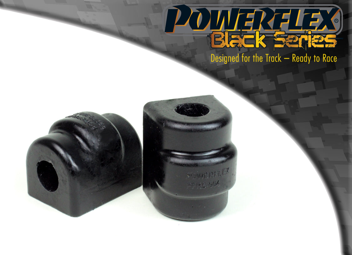 Bucse poliuretan Powerflex suport bara stabilizatoare spate 20mm - BMW Seria 3 E36 / E46 - Negru (2 buc)