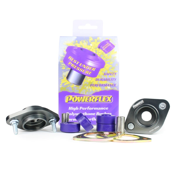 Bucse poliuretan Powerflex suport si bucsa superioara amortizor spate 10mm - BMW Seria 3 E30 / E36 / E46 - Mov (2 buc)