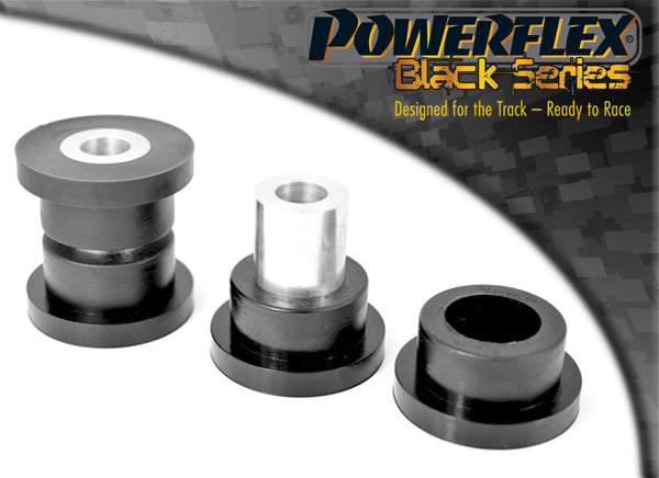 Bucse poliuretan Powerflex punte spate, prindere fata - Peugeot 206 Phase 1/2 - Negru (2 buc)