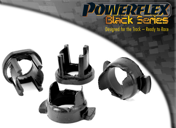 Insertii poliuretan Powerflex punte spate, prindere spate - Peugeot 206 Phase 1/2 - Negru (2 buc)