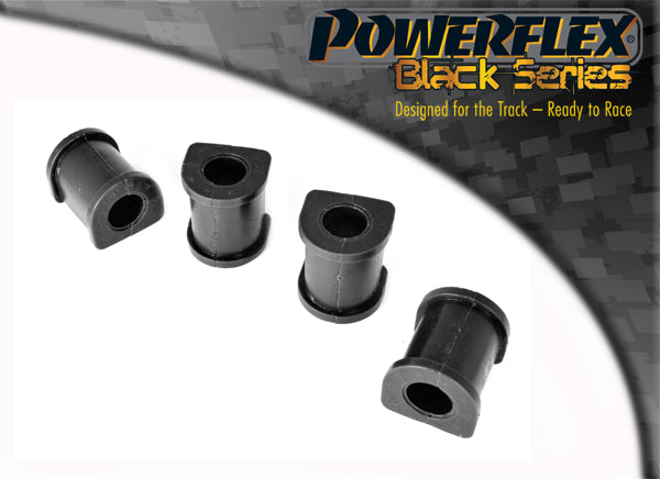 Bucsa poliuretan Powerflex bara stabilizatoare spate 18mm (Negru) - Porsche 914