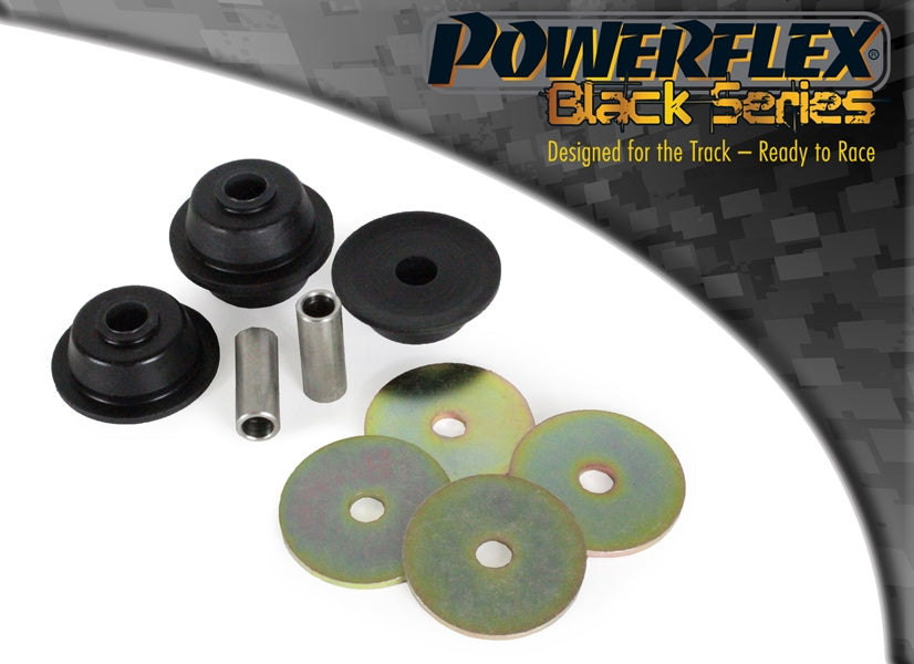 Bucse poliuretan Powerflex suport superior amortizor spate - Renault Clio 2 / 2 RS / 3 RS - Negru (2 buc)