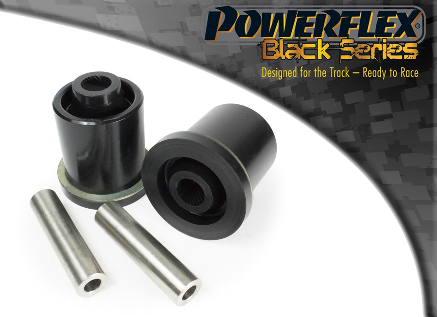 Bucse poliuretan Powerflex suport punte spate - Renault Megane 2 / 3 - Negru (2 buc)