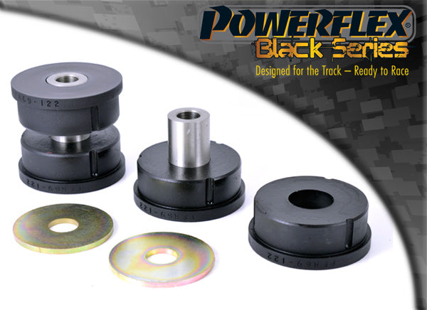 Bucsa poliuretan Powerflex suport diferential spate (Negru) - Subaru Forester/Impreza