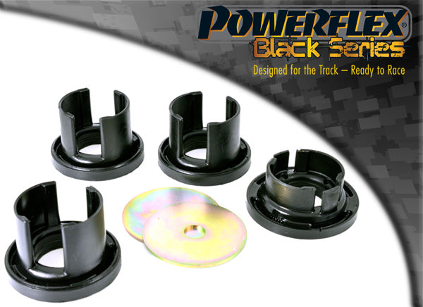 Insertii poliuretan Powerflex subcadru spate, prindere fata - Subaru Impreza G3 / GRB / GH8 - Negru (2 buc)
