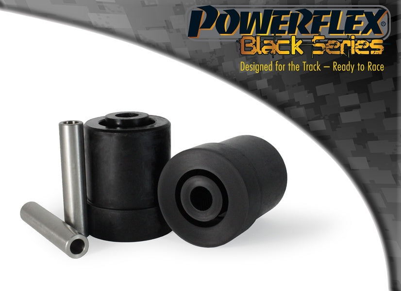 Bucsa poliuretan Powerflex suport punte spate (Negru) - Audi A1/A3/S3/RS3, Seat Ibiza/Leon, Skoda Octavia, Volkswagen Golf/Polo