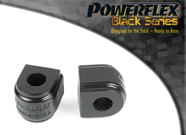 Bucsa poliuretan Powerflex bara stabilizatoare spate 18.5mm (Negru) - Audi A3/S3/RS3/TT, Seat Leon, Skoda Octavia, Volkswagen Golf