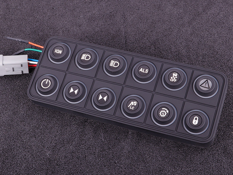 Tastatură CAN (12 taste) LED multicolor
